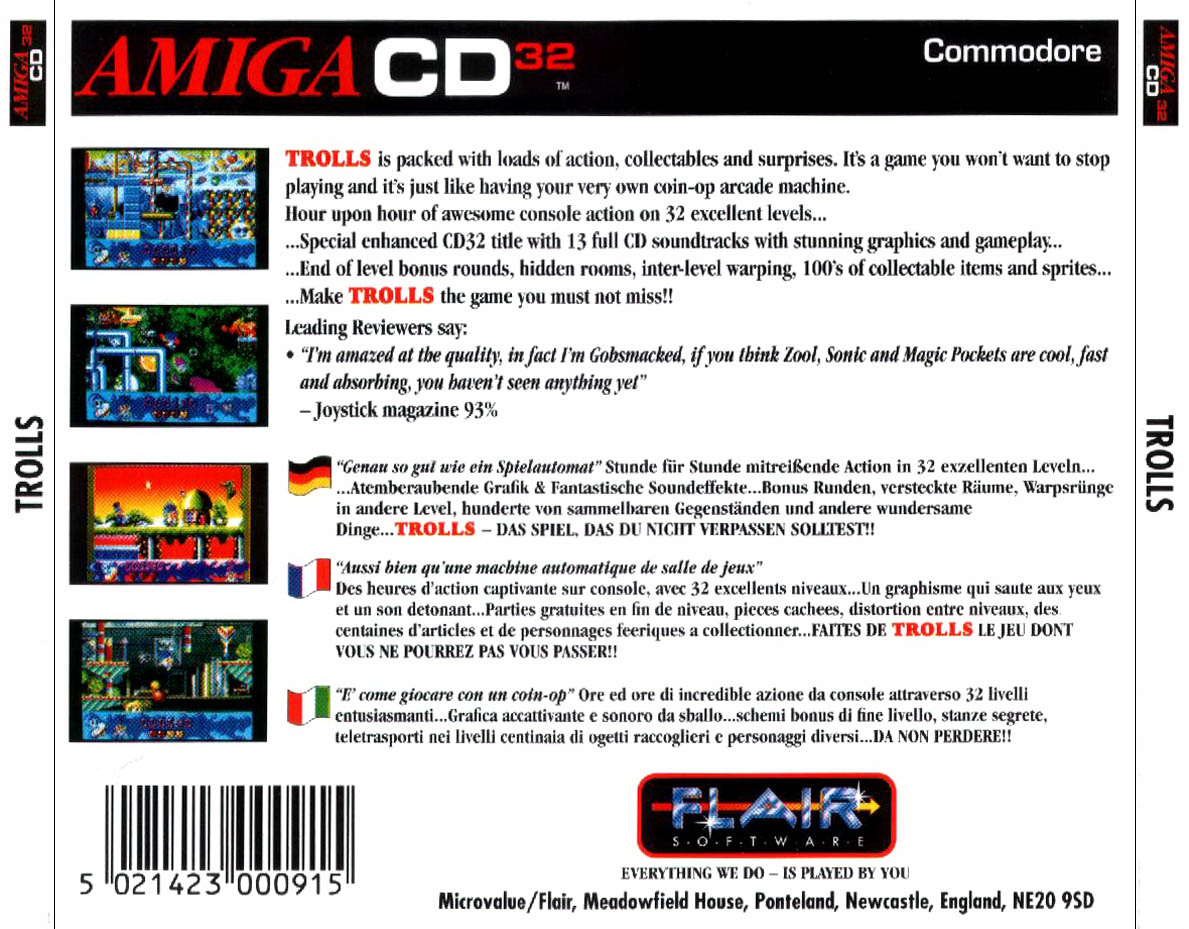 Trolls screenshot 3 for Amiga CD32